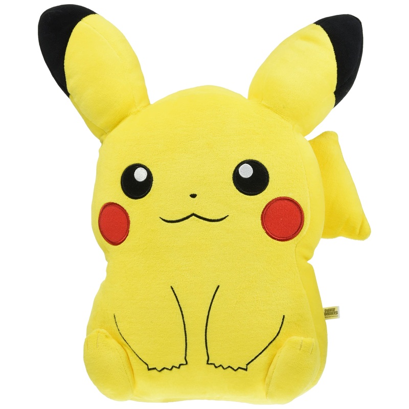 SAN-EI Plush Doll Pokemon All Star Collection Mochi-Fuwa Cushion Pikachu Tjn