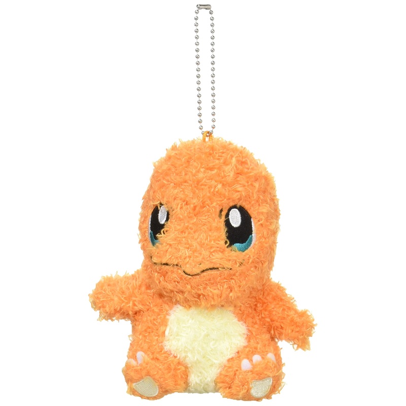 SEKIGUCHI Pokemon Fluffy Mascot Plush Doll Charmander