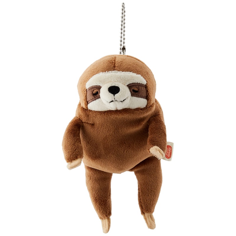 Shinada Global Mini Mochi Series Brown Sloth Stuffed Animal 7x5x14 cm