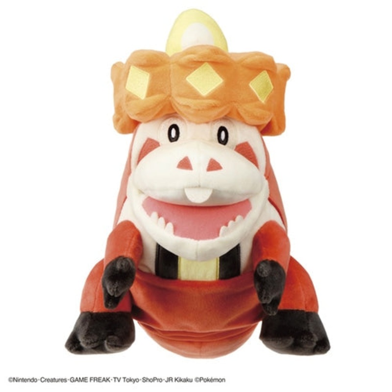 Pokemon Bakubaku Achigaeta Plush Toy with Big Mouth Feature