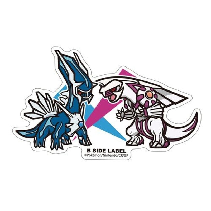 Dialga & Palkia B-SIDE LABEL Pokmon Sticker