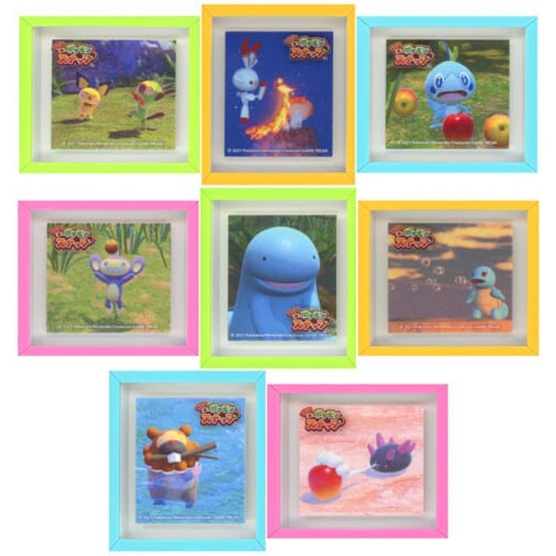 Pichu, Grookey Frame Magnet Collection New Pokmon Snap