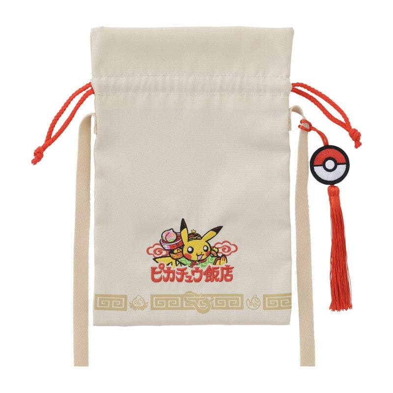 Pikachu Satin drawstring Bag Pikachu Hanten