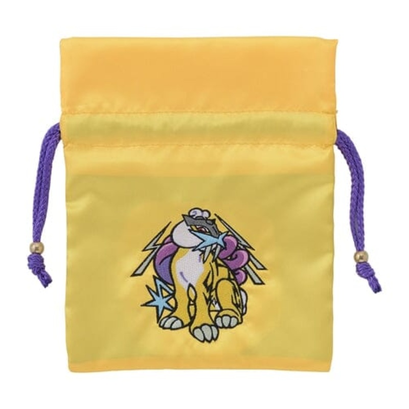 Raikou and Dragonair Satin drawstring Pouch Pikachu Hanten