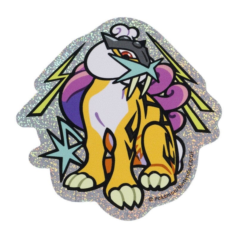 Raikou Pokmon Hologram Sticker Pikachu Hanten