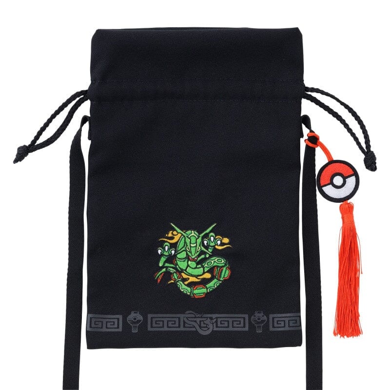 Rayquaza Satin drawstring Bag Pikachu Hanten