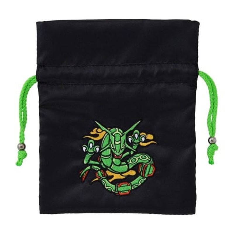 Rayquaza Satin drawstring Pouch Pikachu Hanten