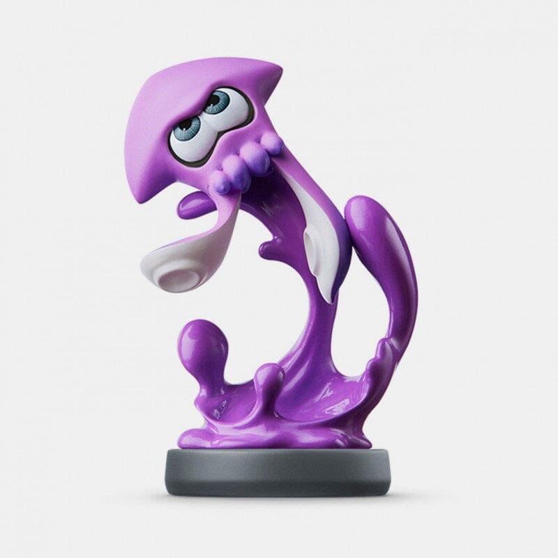 amiibo - Squid Neon Purple - Splatoon Series