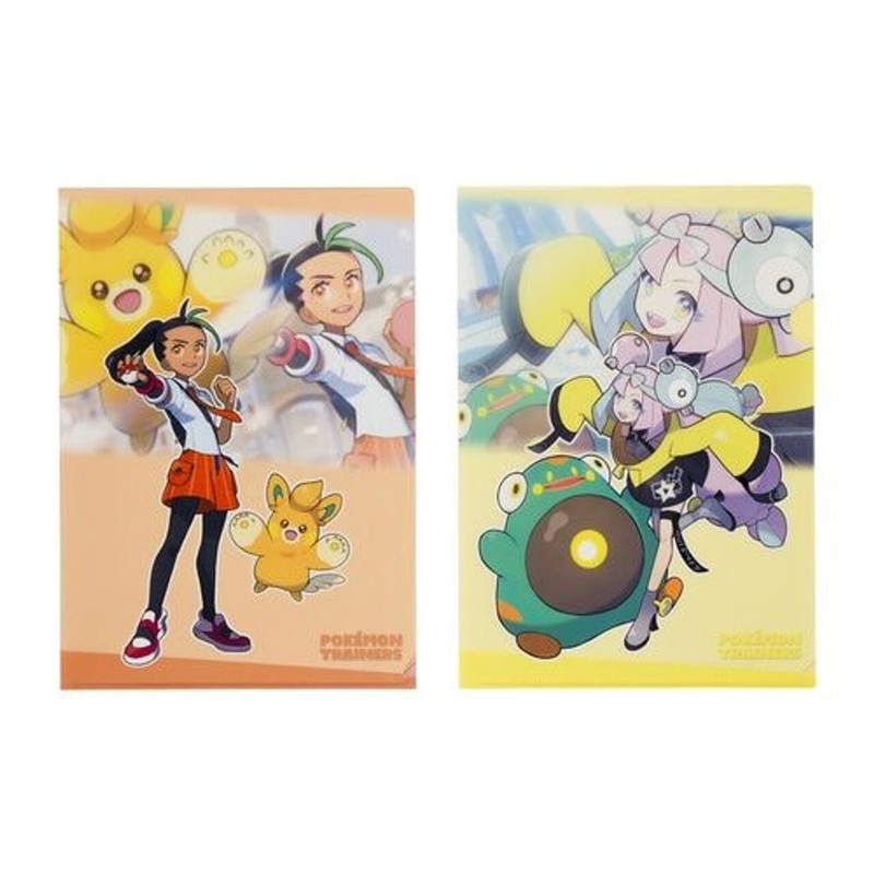Nemona & Iono A4 Clear File Set of 2 POKMON TRAINERS
