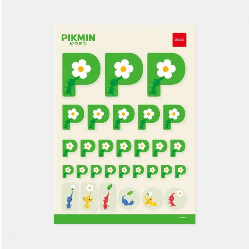Pikmin Stickers Sheet (P) Logo