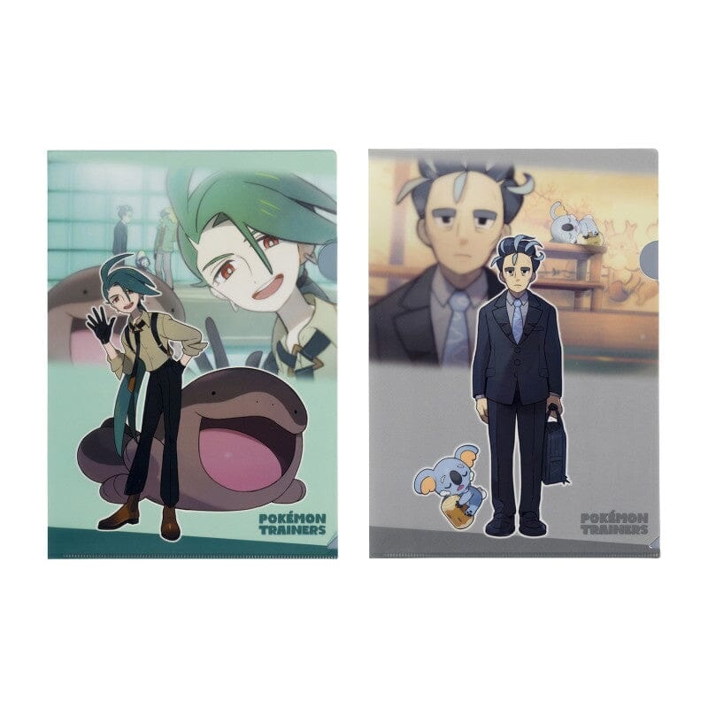 Rika & Larry A4 Clear File Set of 2 POKMON TRAINERS