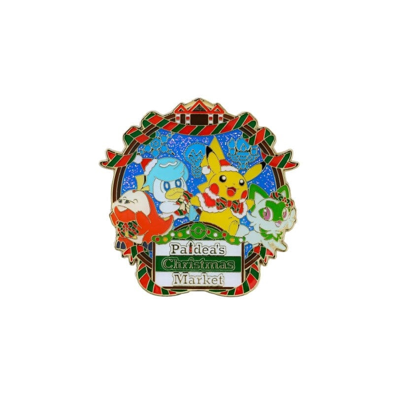 Pokmon Logo Pin Paldeas Christmas Market
