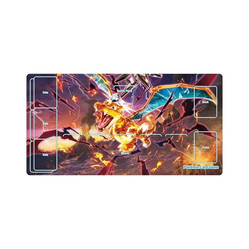 Rubber Playmat Charizard Tera Raid Pokmon Card Game