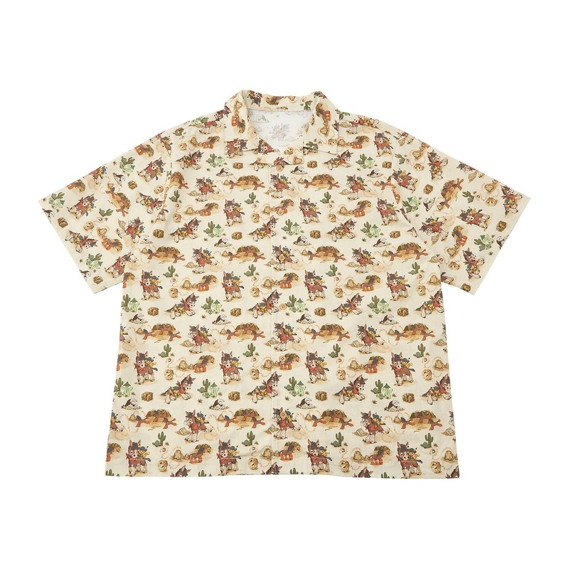 Short Sleeve Shirt (Free) Run Run ! Desert