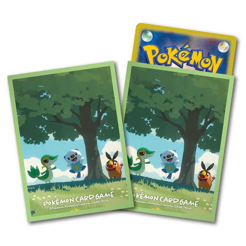 Card Sleeves Snivy &Tepig & Oshawott - Pokmon Card Game