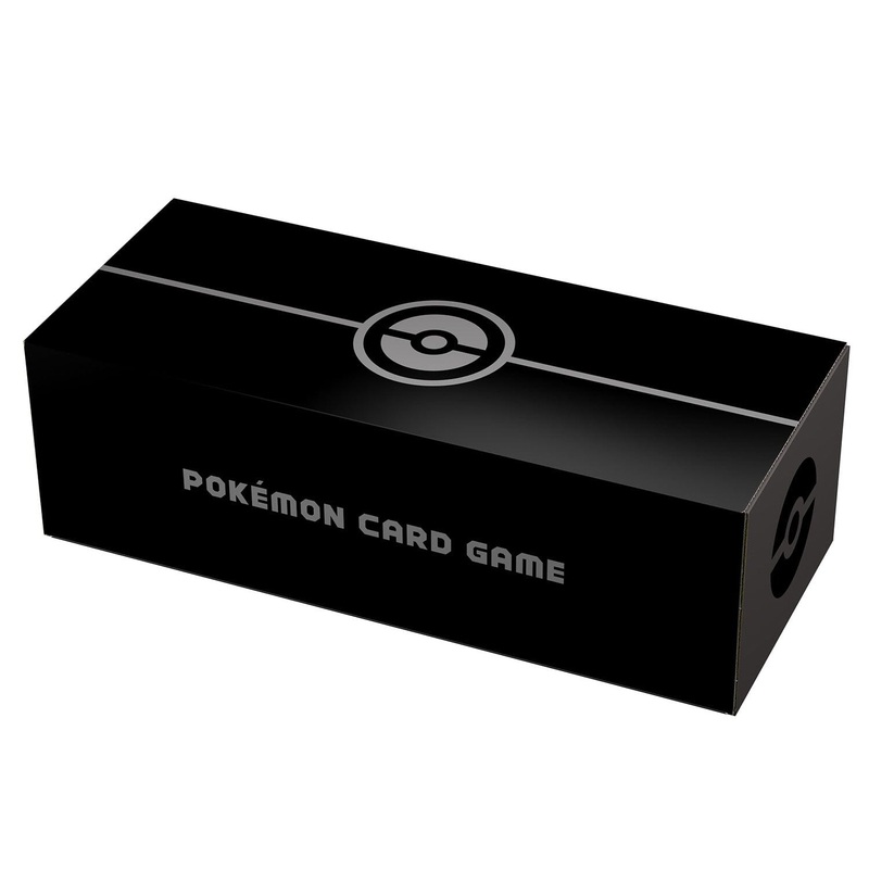 Long Card Box Black - Pokmon Card Game