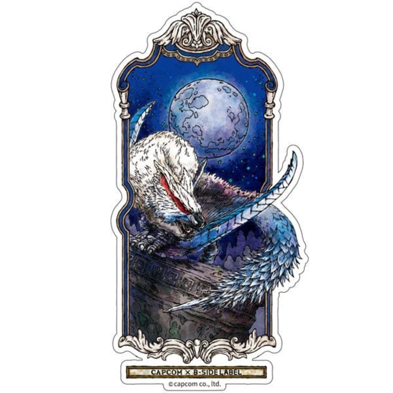 Lucent Nargacuga CAPCOMB-SIDE LABEL Sticker (Artwork) Monster Hunter