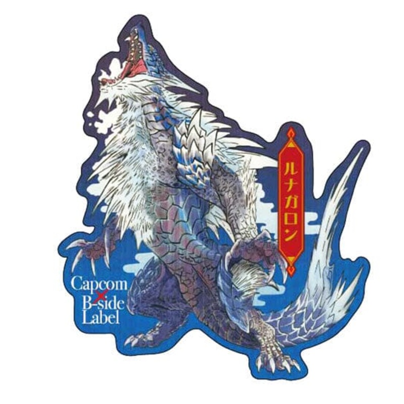 Lunagaron CAPCOMB-SIDE LABEL Sticker (Artwork) Monster Hunter