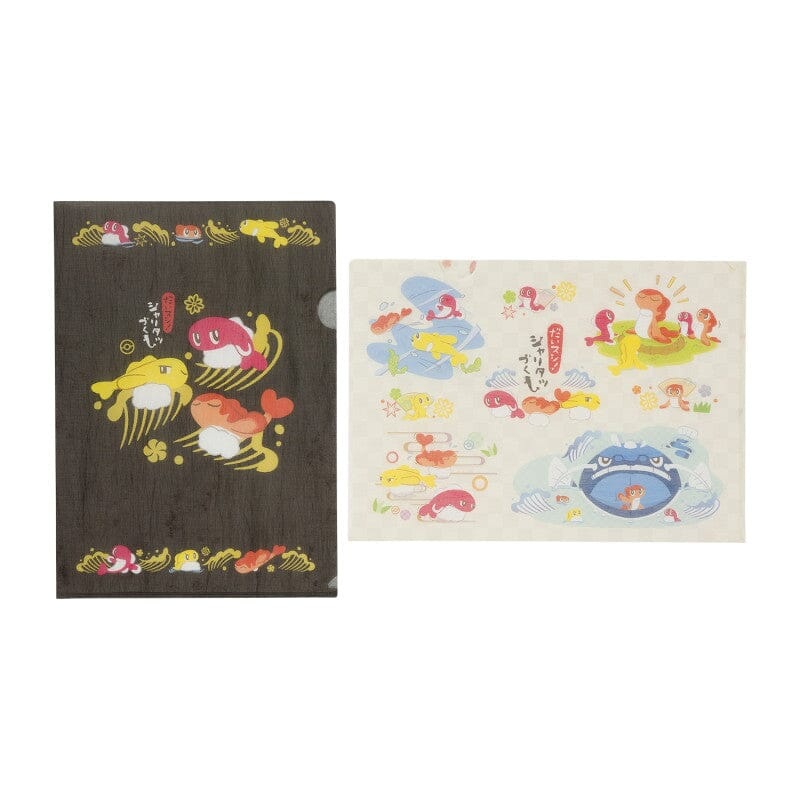 Tatsugiri Japanese style A4 Clear File Set Of 2 - Full Of Tatsugiri! Dai Sushi!