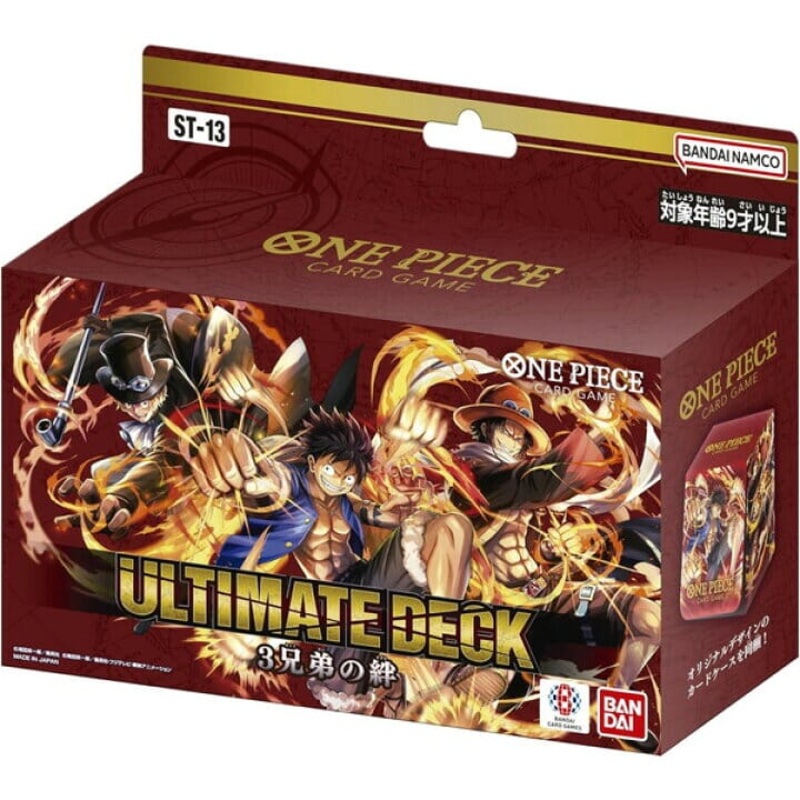 Ultimate Deck The Three Brothers Deck ST-13  One Piece Card