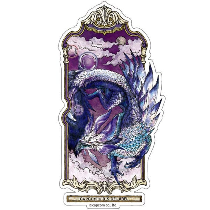 Violet Mizutsune CAPCOMB-SIDE LABEL Sticker (Artwork) Monster Hunter