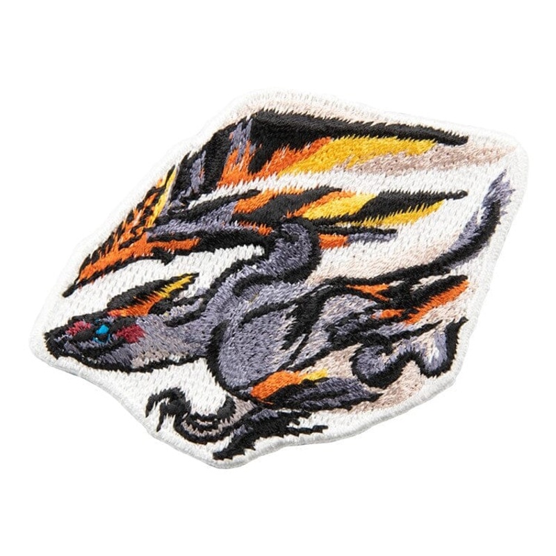 Risen Crimson Glow Valstrax Embroidery Sticker Patch Monster Hunter