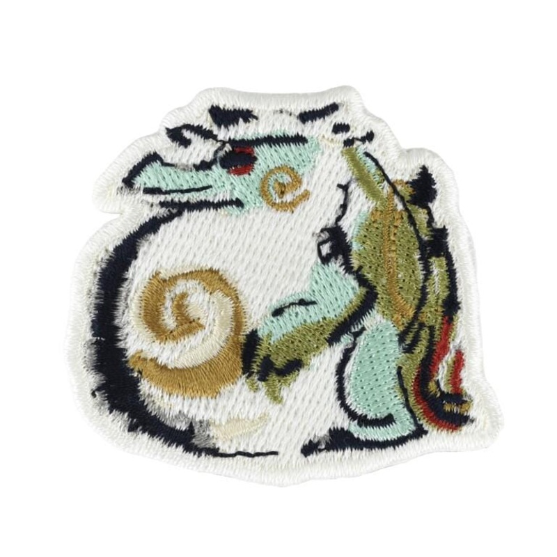 Tetranadon 2way Embroidery Sticker Patch Monster Hunter Rise