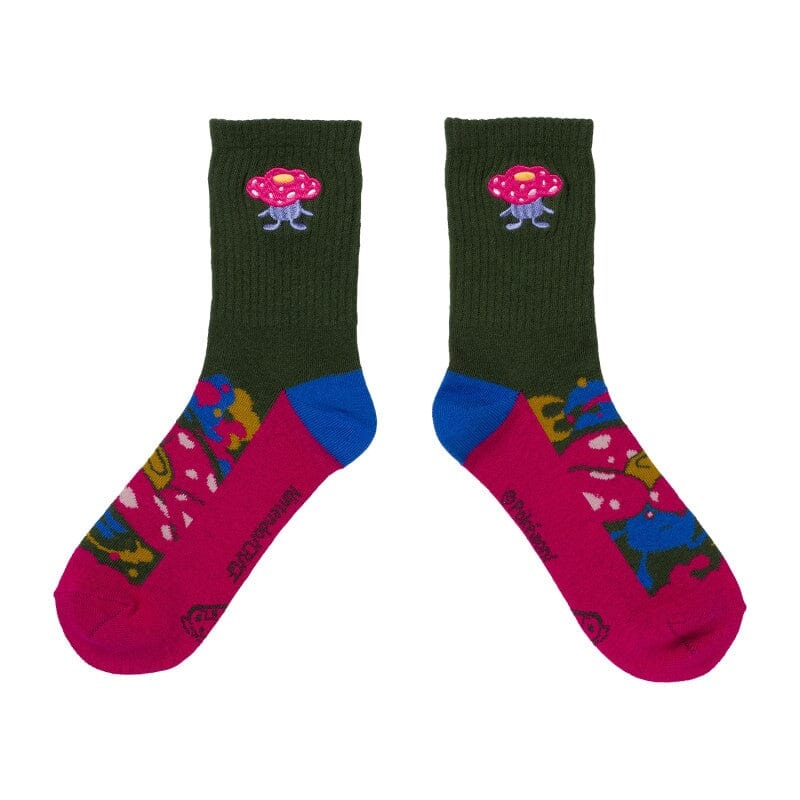 Vileplume Middle Socks (23-25cm) - Moudoku Kiken