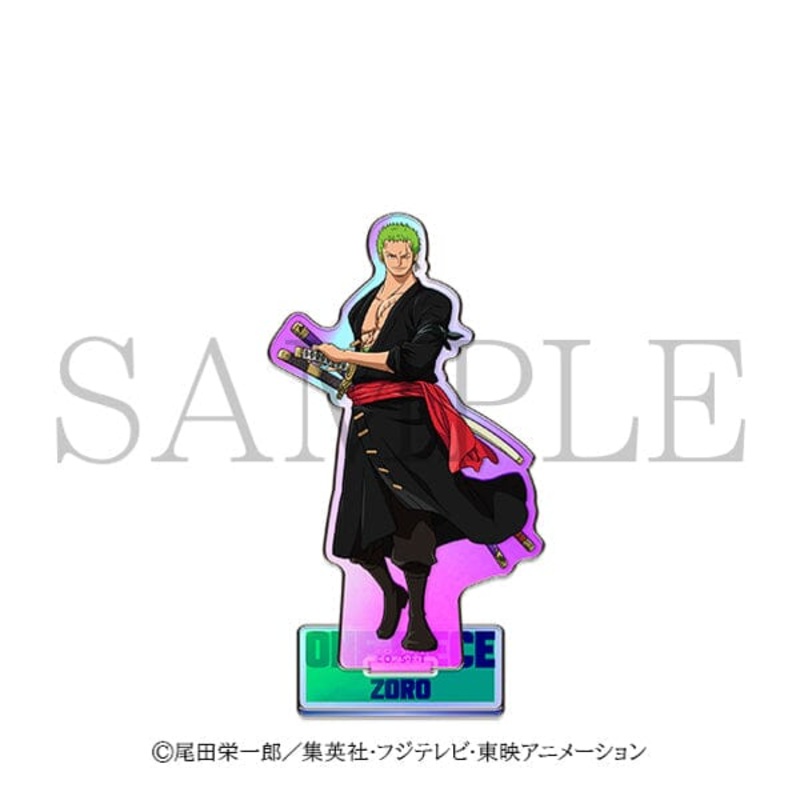 Zoro Acrylic Stand Mugiwara Store in Bandai Namco Cross Store - ONE PIECE