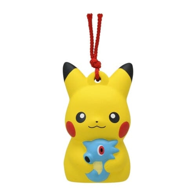 Pikachu And Horsea Ceramic Ornament Bell Pokmon X Yakushigama