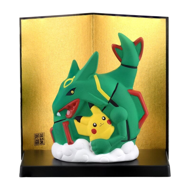 Pikachu And Rayquaza Ceramic Ornament Pokmon X Yakushigama