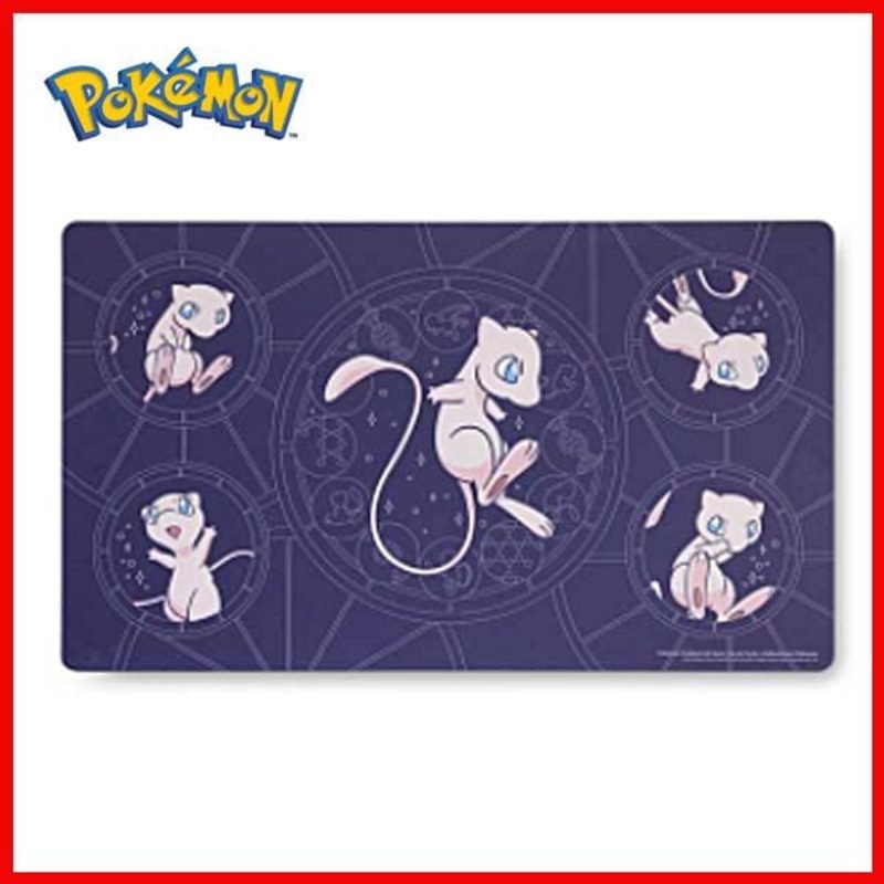 Rubber Playmat Mew Celestial Circles - Pokmon Card Game