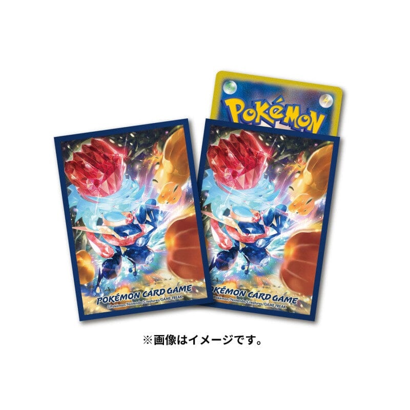 Card Sleeves Premium Gloss Greninja Terastal Pokmon Card Game