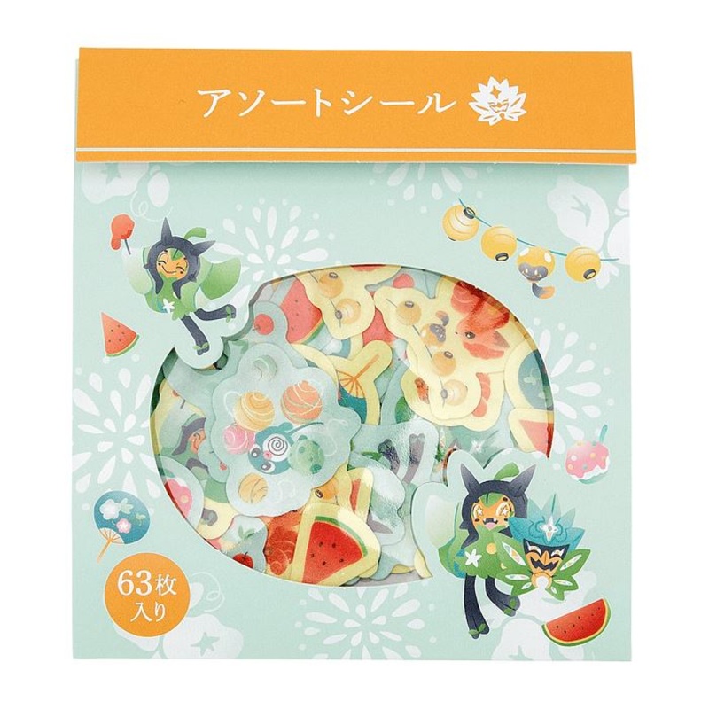 Assorted stickers Pokmon Summer Festival