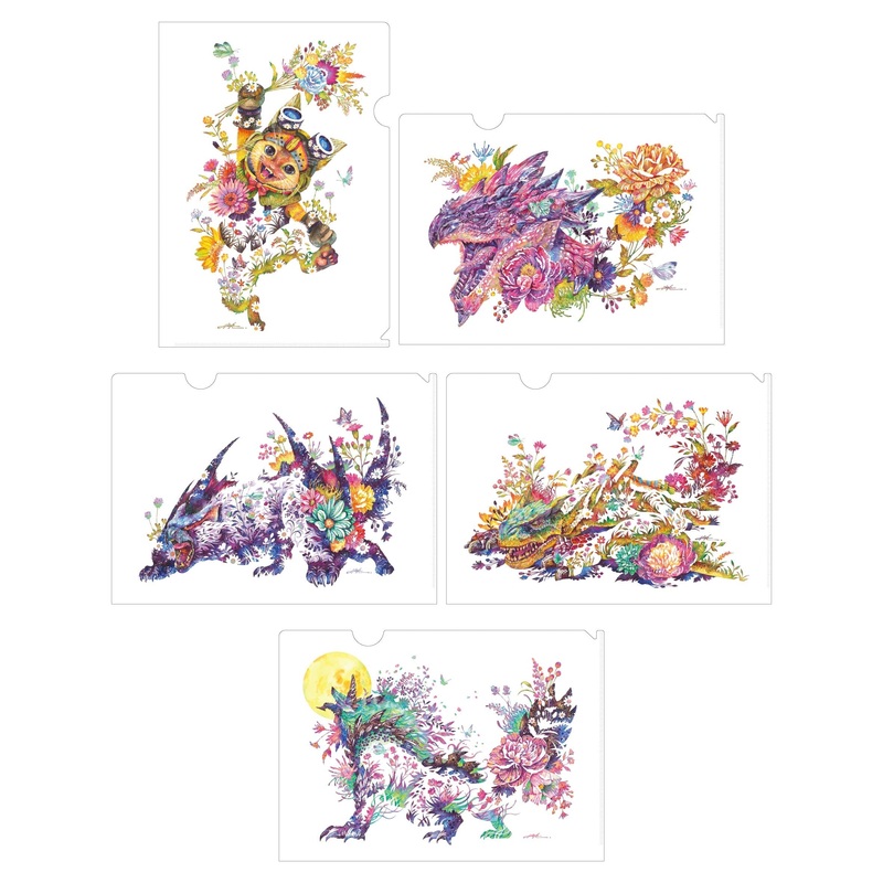 Trading Clear File Monster Hunter 20th Anniversary - CAPCOM STORE x Hiroki Takeda Collaboration