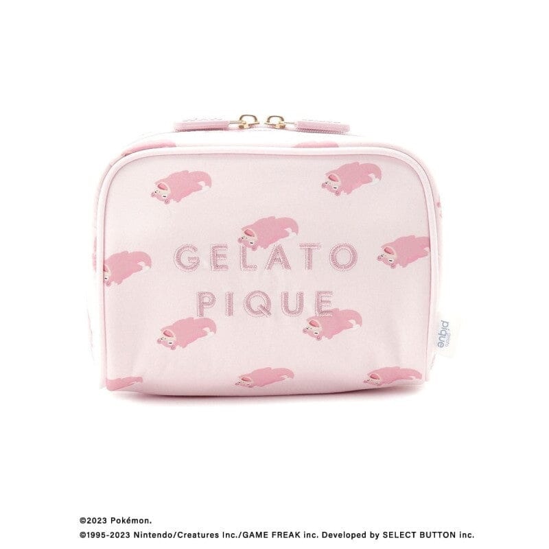 Slowpoke All-over Pattern Pouch (Pink) - GELATO PIQUE meets Pokmon Sleep