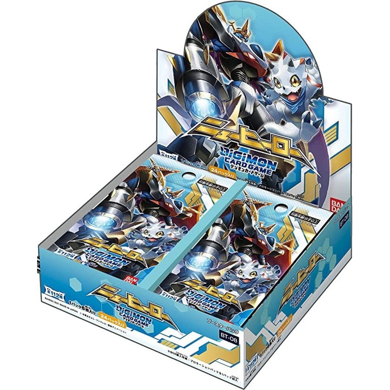 Booster Box New Hero BT-08 Digimon Card Game