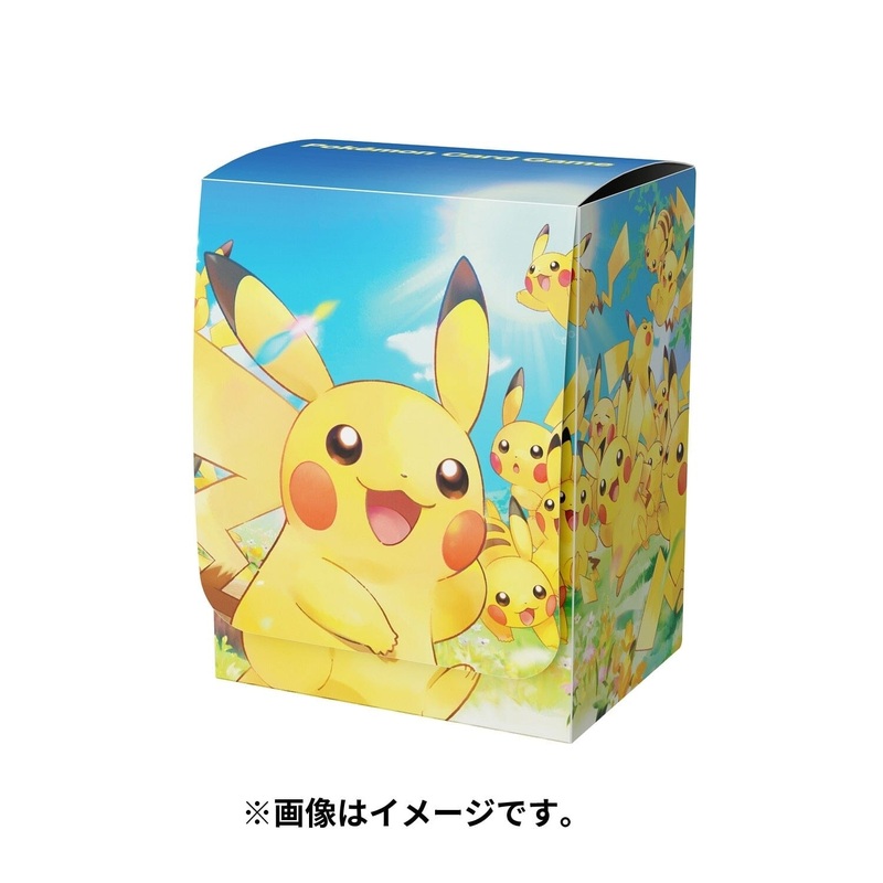 Deck Case Pikachu Large Gathering - Pokmon Card Game