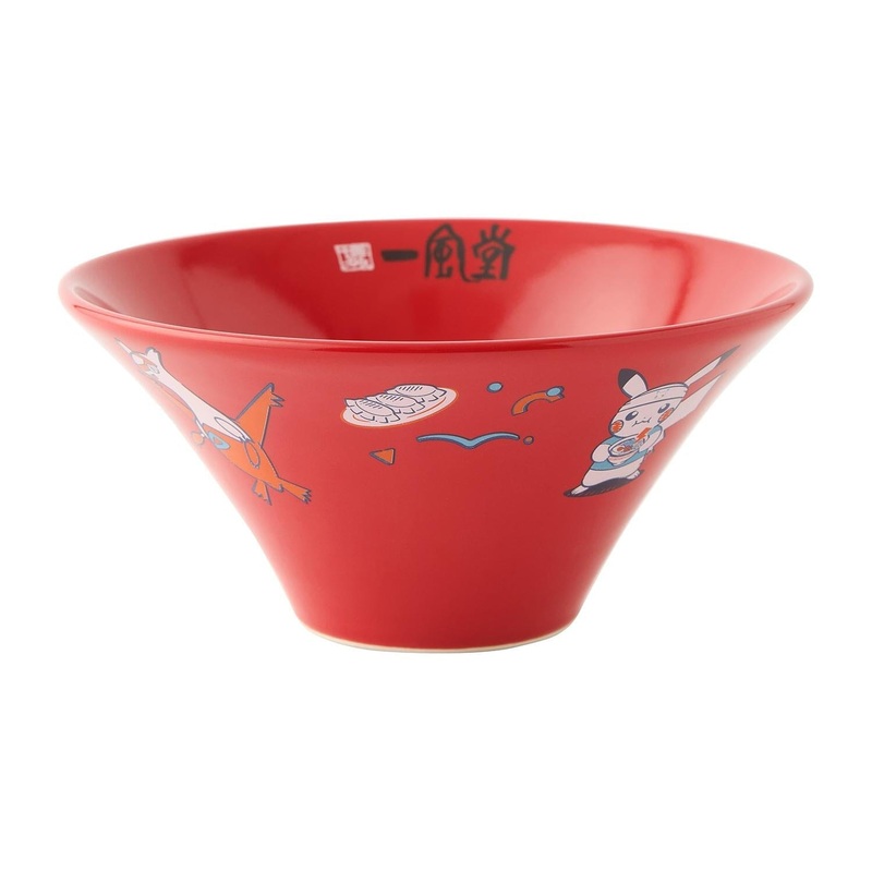 Ippudo Arita ware Bowl Red Color Pokmon Center Fukuoka R
