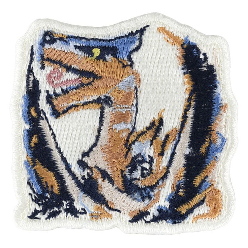Tigrex 2way Embroidery Sticker Patch Monster Hunter Rise
