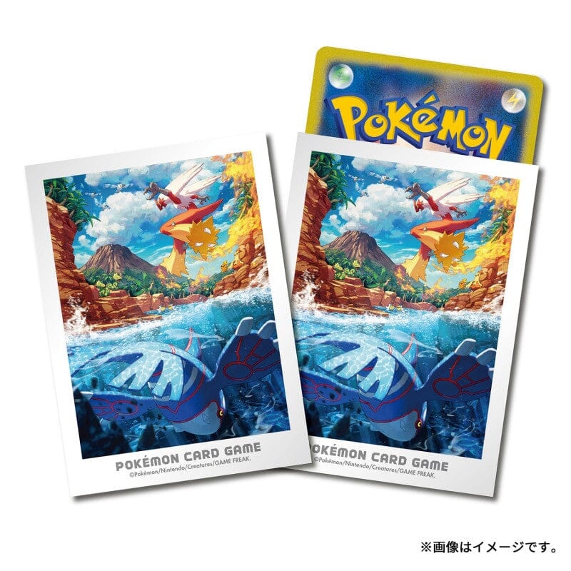 Card Sleeves Hoenn's Adventure: Kyogre & Blaziken - Pokmon Card Game
