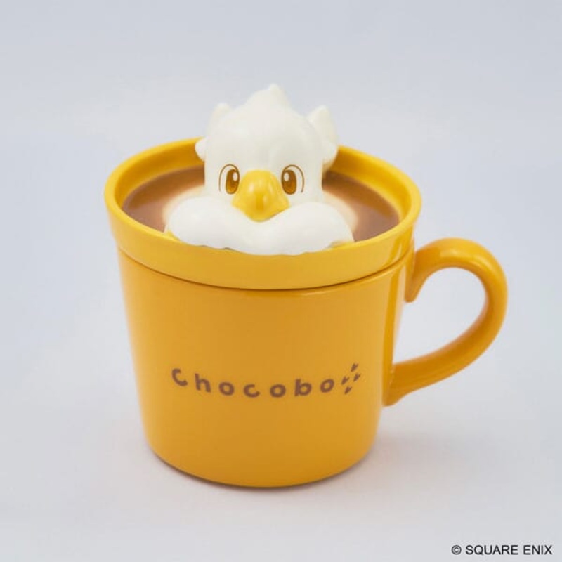 Chocobo Latte Art Mug Figure - Final Fantasy