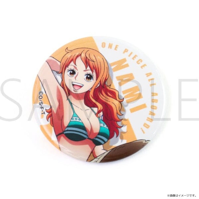 Nami Can Badge ALL ABOARD- ONE PIECE