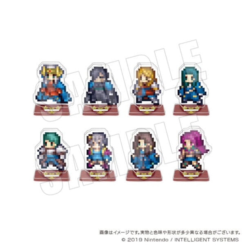 Pixel Art Acrylic Figure Collection Vol.5 - Fire Emblem: Three Houses (8Pcs/BOX)