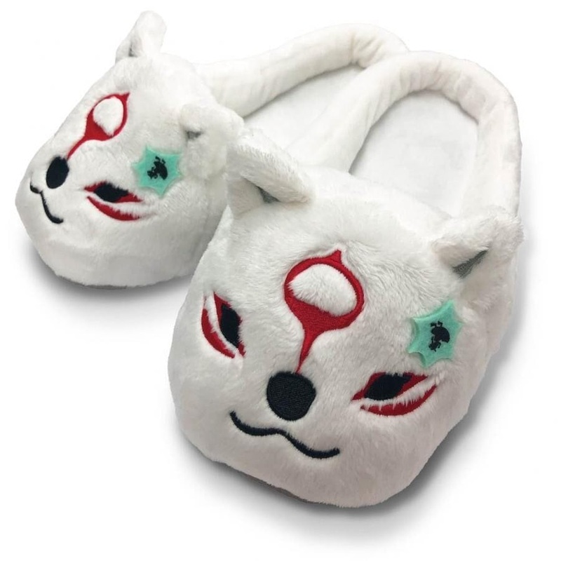 Amaterasu Mofu Mofu Slippers - kami