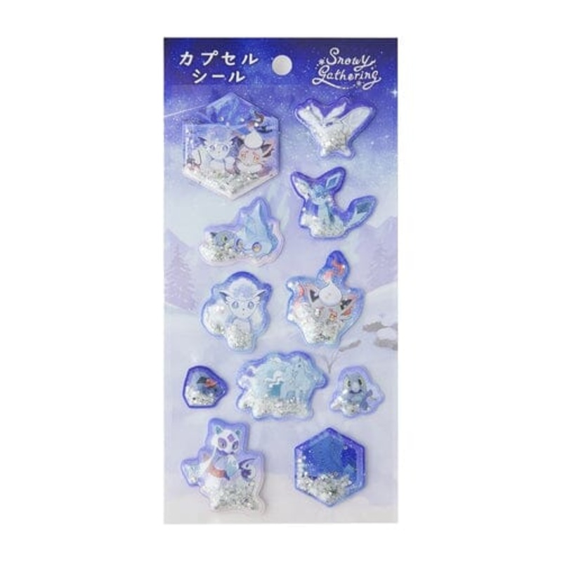 Capsule Seal Stickers - Snowy Gathering