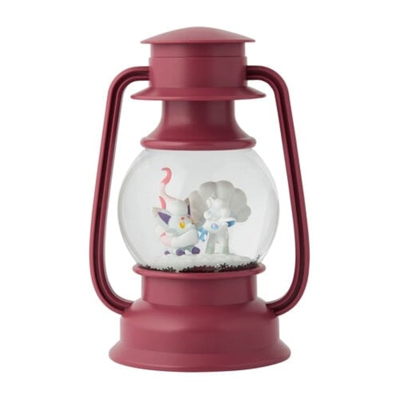 Lantern Stylized Snow Globe - Snowy Gathering