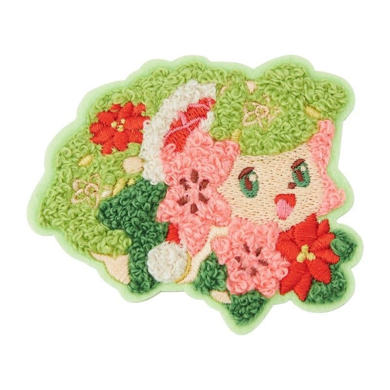 Shaymin Moko Moko Embroidery Sticker - Pokmon Heartwarming Christmas