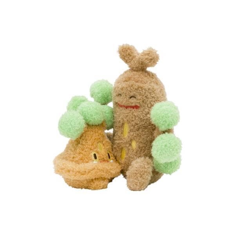 Bonsly & Sudowoodo Nakibeso Hugging Plush Buruburu...Mugyu! (Don't Cry, Come Here)