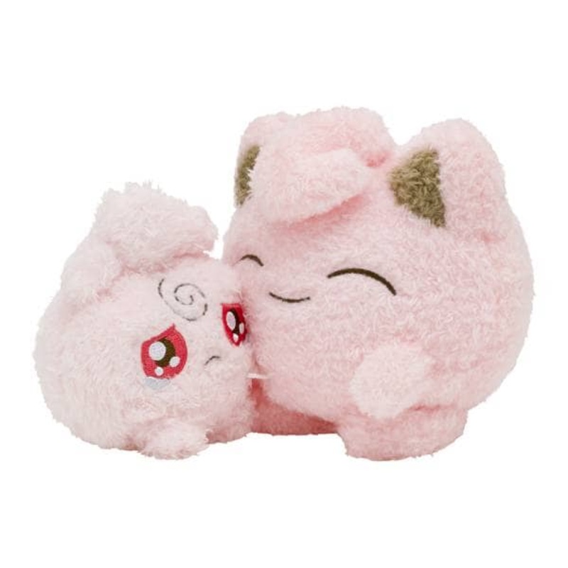 Igglybuff & Jigglypuff Nakibeso Hugging Plush Buruburu...Mugyu! (Don't Cry, Come Here)